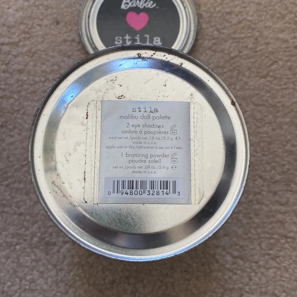 Stila Barbie metal/tin container
